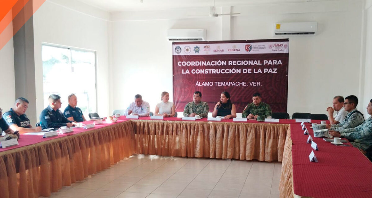 H. Ayuntamiento de Tepetzintla Participa en Mesa para la Construcción de la Paz en Álamo Temapache, Veracruz
