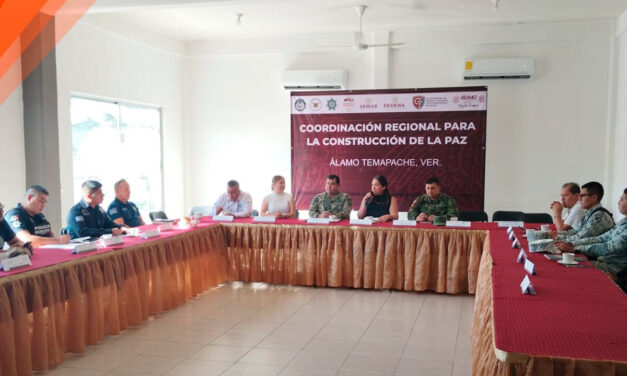 H. Ayuntamiento de Tepetzintla Participa en Mesa para la Construcción de la Paz en Álamo Temapache, Veracruz