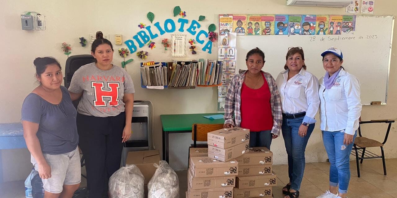 Entrega de Desayunos Fríos en Comunidades de Ozuluama