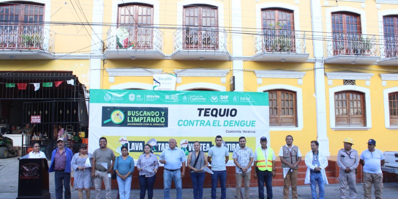 Inicia Campaña de Fumigación en Coatzintla para Combatir el Dengue