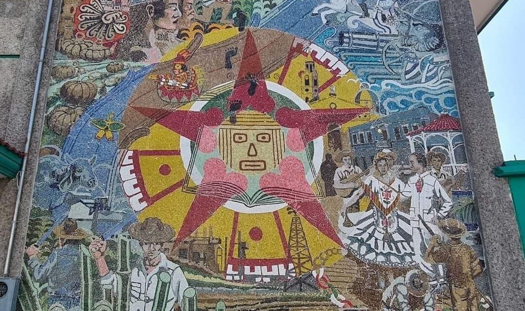 Un mural emblemático del municipio de Pánuco