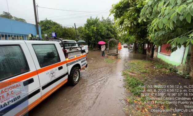 Martínez de la Torre: Reporta PC daños mínimos tras el paso del Frente Frío 4