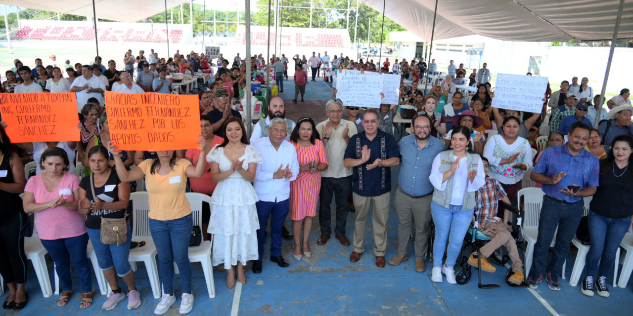 Tuxpan: El trabajo coordinado de los 3 niveles de gobierno está permitiendo mejorar la calidad de vida de personas en situación de vulnerabilidad