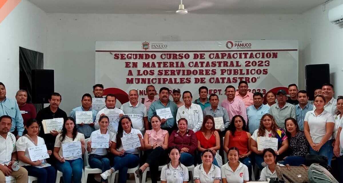 Tepetzintla: “Segundo Curso de Capacitación en Materia Catastral 2023”.