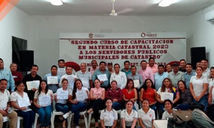 Tepetzintla: “Segundo Curso de Capacitación en Materia Catastral 2023”.