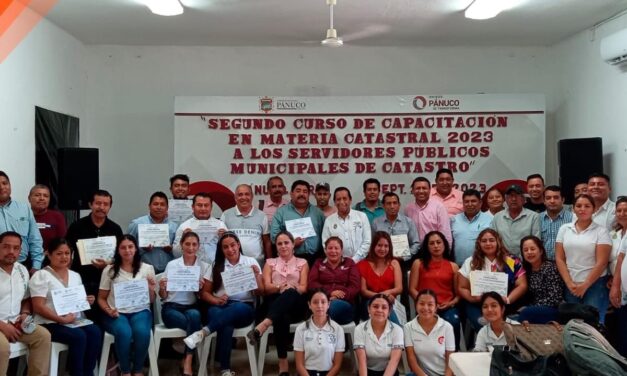Tepetzintla: “Segundo Curso de Capacitación en Materia Catastral 2023”.
