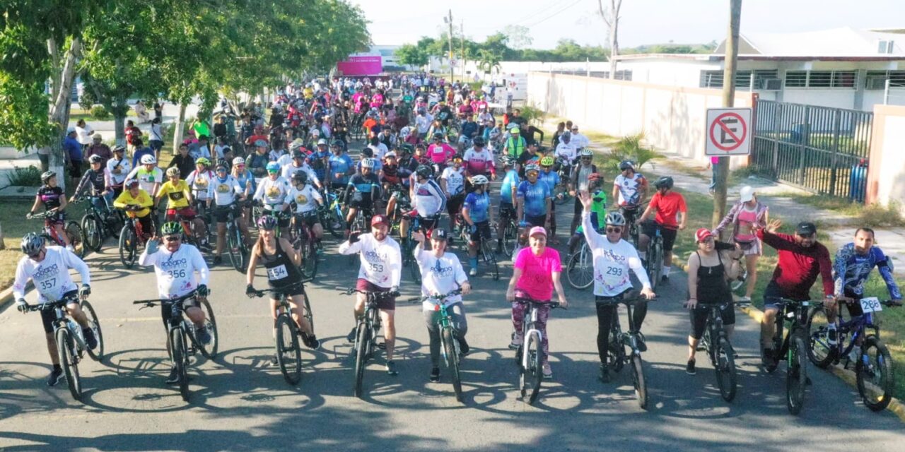 Tuxpan: Con gran participación se llevó a cabo la Rodada con Causa, en apoyo de las mujeres que luchan contra el cáncer