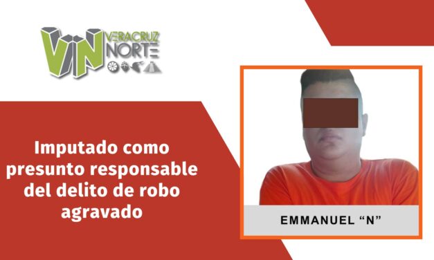 Martínez de la Torre: Imputado como presunto responsable del delito de robo agravado