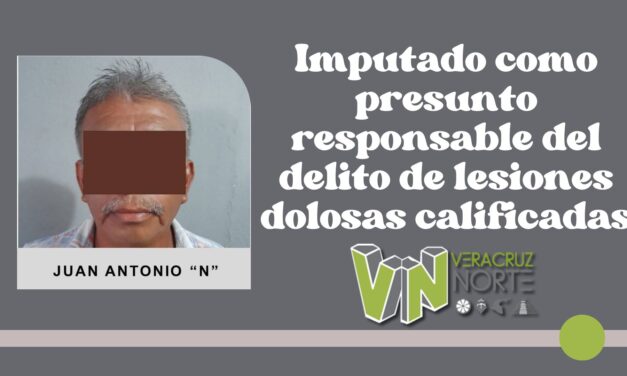 Martínez de la Torre: Imputado como presunto responsable del delito de lesiones dolosas calificadas