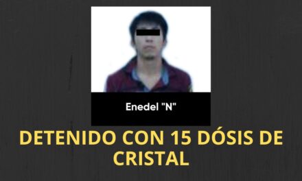 Detenido en Álamo Temapache con 15 dosis de cristal: Fuerza Civil actúa contra el tráfico de drogas