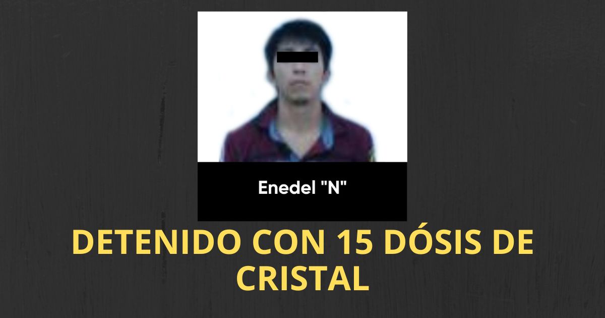 Detenido en Álamo Temapache con 15 dosis de cristal: Fuerza Civil actúa contra el tráfico de drogas