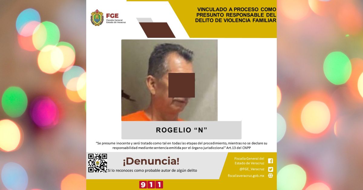 Vinculado a proceso por violencia familiar en Misantla, Veracruz
