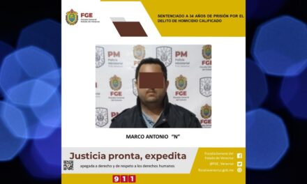 Sentenciado a 34 años de prisión por homicidio calificado en Tantoyuca