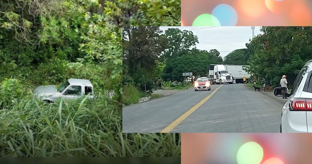 Dos Accidentes en la Carretera Tuxpan-Tampico a la Altura de Temapache