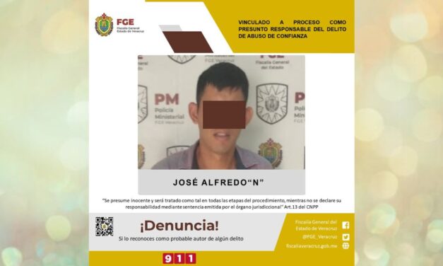 Vinculado a proceso como presunto responsable del delito de abuso de confianza