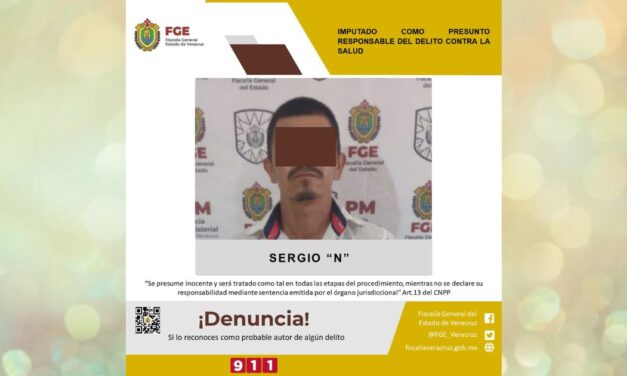 Imputado como presunto responsable del delito contra la salud
