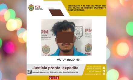 Sentenciado a 52 años de prisión por homicidio y robo de vehículo en Naranjos, Veracruz