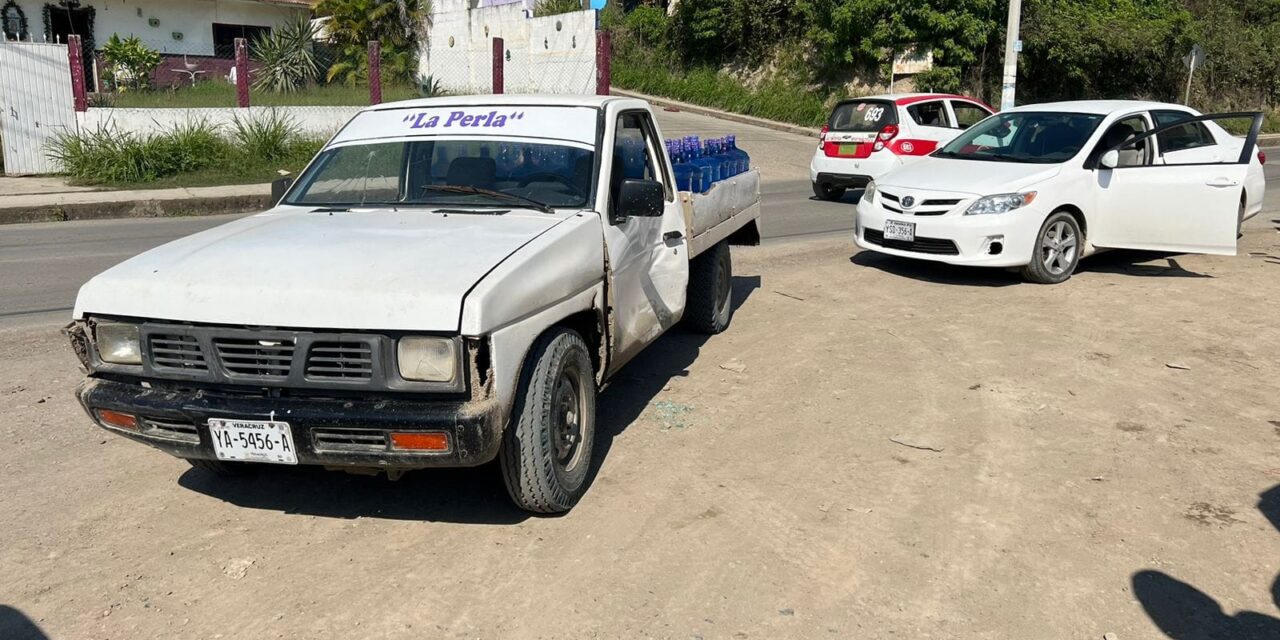 Delegado de política regional de la zona norte provoca accidente en Tantoyuca