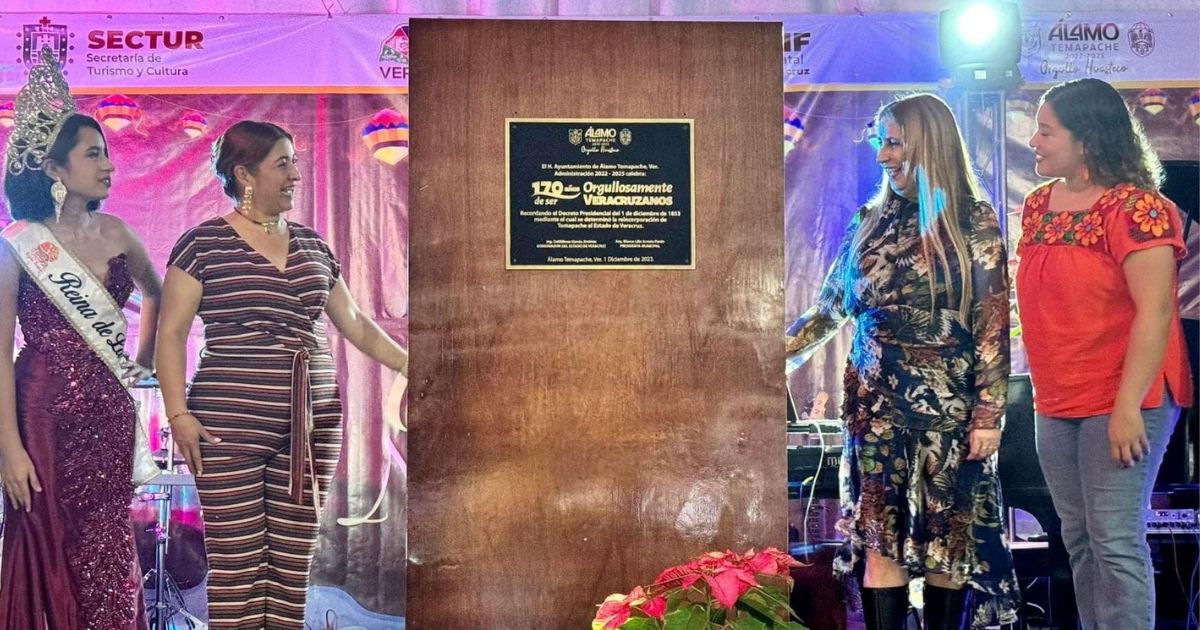 Arranca festejo por el 170 aniversario de ser veracruzanos en Álamo Temapache