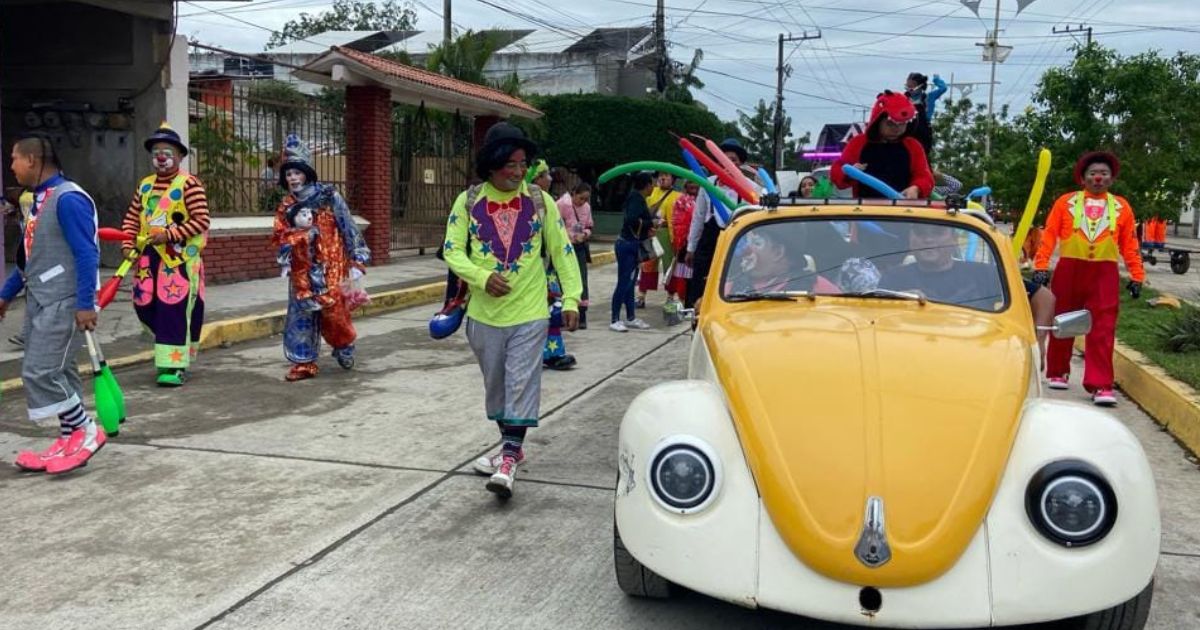 Álamo Temapache celebra el Día del Payaso