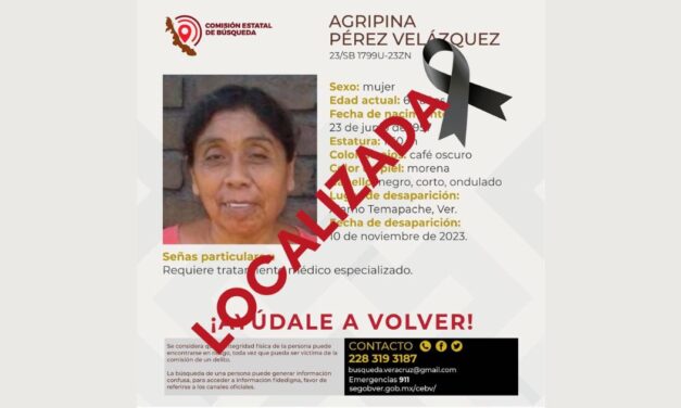 Encuentran los Restos de «Doña Pina», Desaparecida Hace Casi un Mes en Álamo, Veracruz