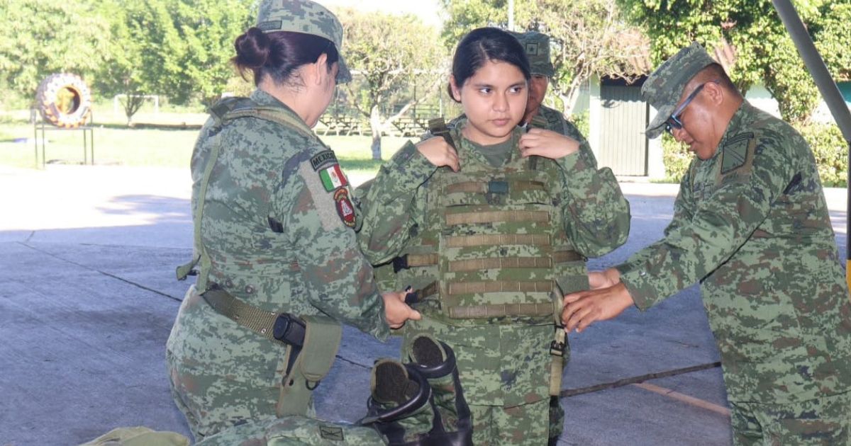 Soldado Honorario por un día en Coatzintla