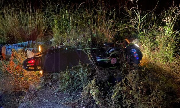 Motociclista accidentado en Álamo es trasladado de emergencia al hospital