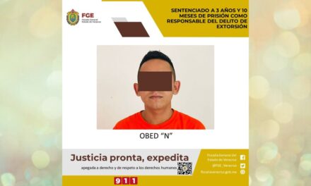 Sentenciado a 3 años y 10 meses de prisión como responsable del delito de extorsión en Álamo