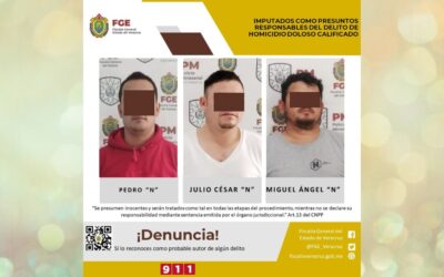 Ozuluama:Imputados como presuntos responsables del delito de homicidio doloso calificado