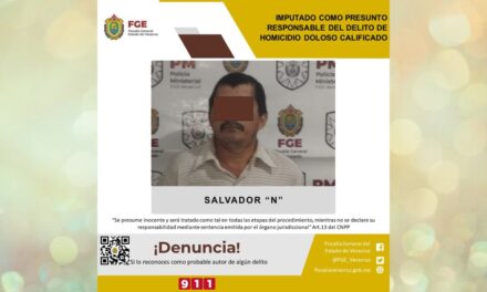 Misantla: Imputado como presunto responsable del delito de homicidio doloso calificado