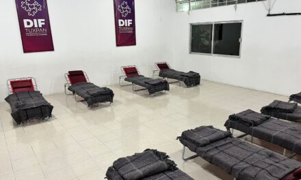 DIF Tuxpan abre albergue temporal por bajas temperaturas