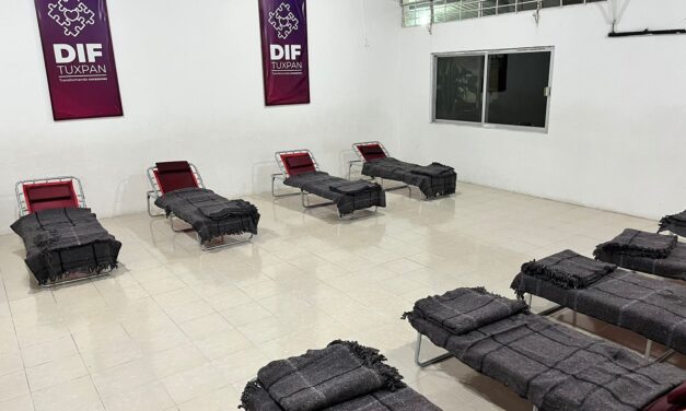 DIF Tuxpan abre albergue temporal por bajas temperaturas