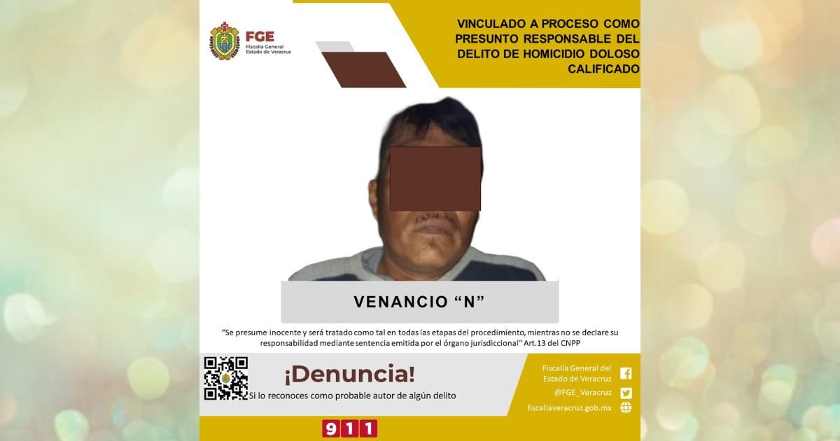 Misantla: Vinculado a proceso el delito de homicidio doloso calificado