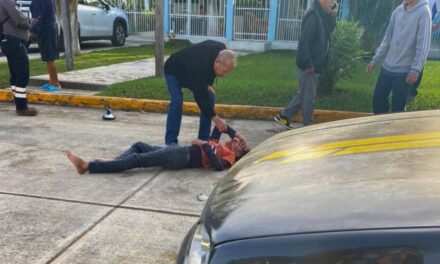 Naranjos: Motociclista Colisiona con Automóvil en la Avenida Tamaulipas