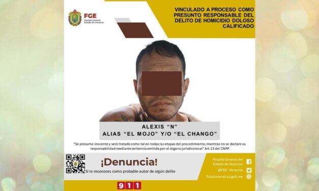 Martínez de la Torre: Vinculado a proceso por el delito de homicidio doloso