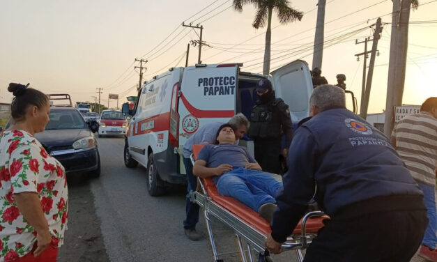 Motocicleta choca contra un caballo en El Chote