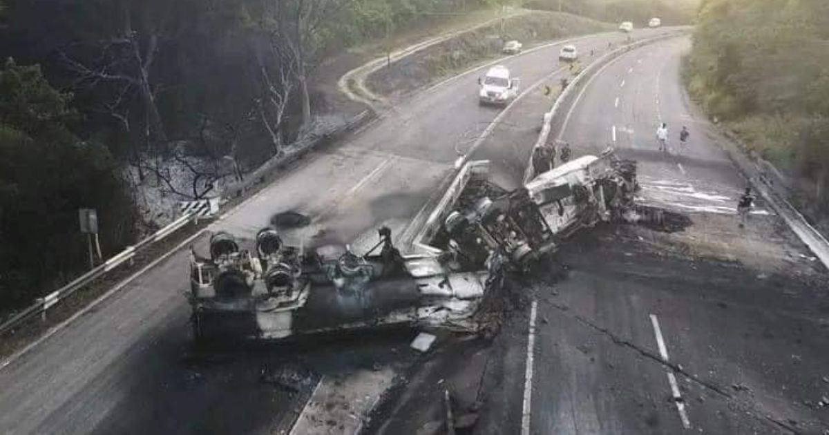 Terrible accidente en la Tuxpan-Tampico