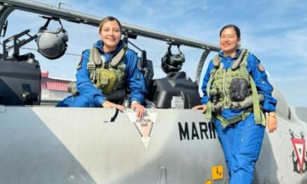 Histórico Vuelo de Operaciones Militares en Tamaulipas: Una oficial originaria del municipio de Papantla.