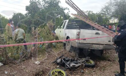 Tragedia en Álamo Temapache: Motociclista fallece y su acompañante gravemente herida en brutal accidente