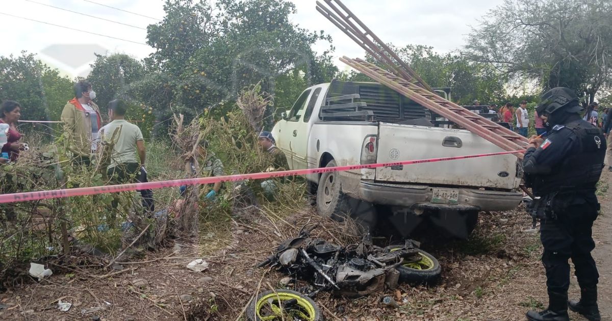 Tragedia en Álamo Temapache: Motociclista fallece y su acompañante gravemente herida en brutal accidente