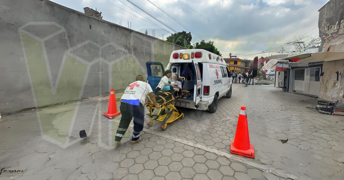 Adulto mayor se desmaya antes de cobrar su pensión 