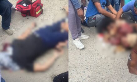 Agua Dulce: Tras colisionar, jóvenes motociclistas luchan por su vida