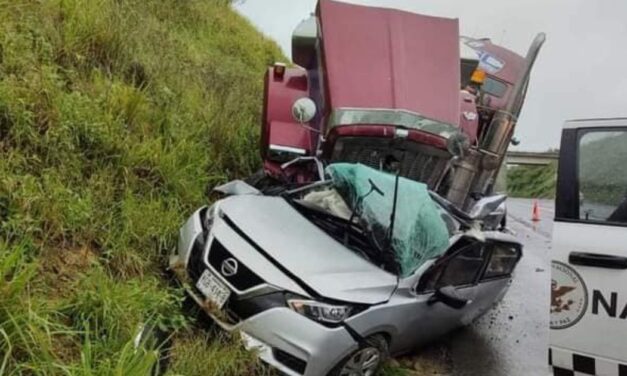 Fatal accidente en la carretera Totomoxtle-San Rafael, cuatro papantecos perdieron la vida