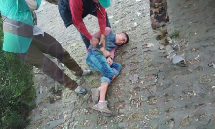 Álamo: Atrapan a presunto ladrón en pleno intento de robo