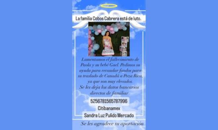 Solicitan apoyo para repatriar los restos de una pozarricence y su bebé