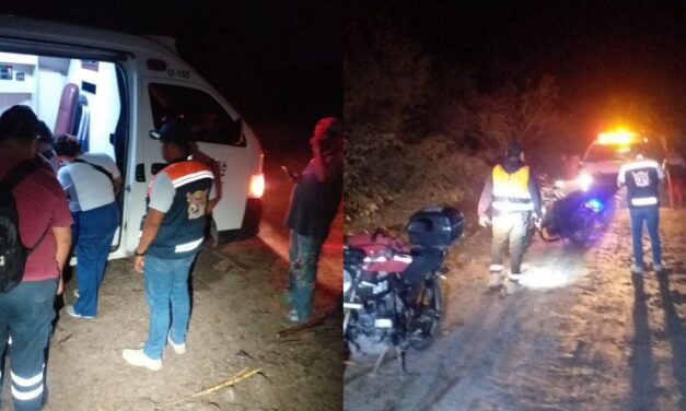 Cañeros colisionan en camino de terracería de Pánuco