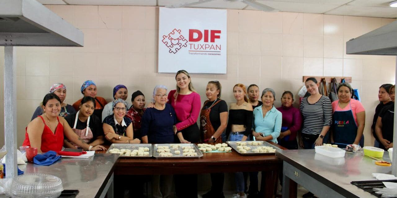 Culmina el taller de Alfajores en el DIF Tuxpan