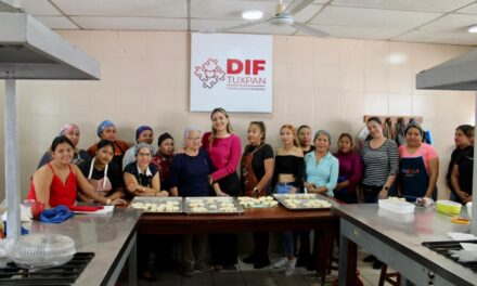 Culmina el taller de Alfajores en el DIF Tuxpan