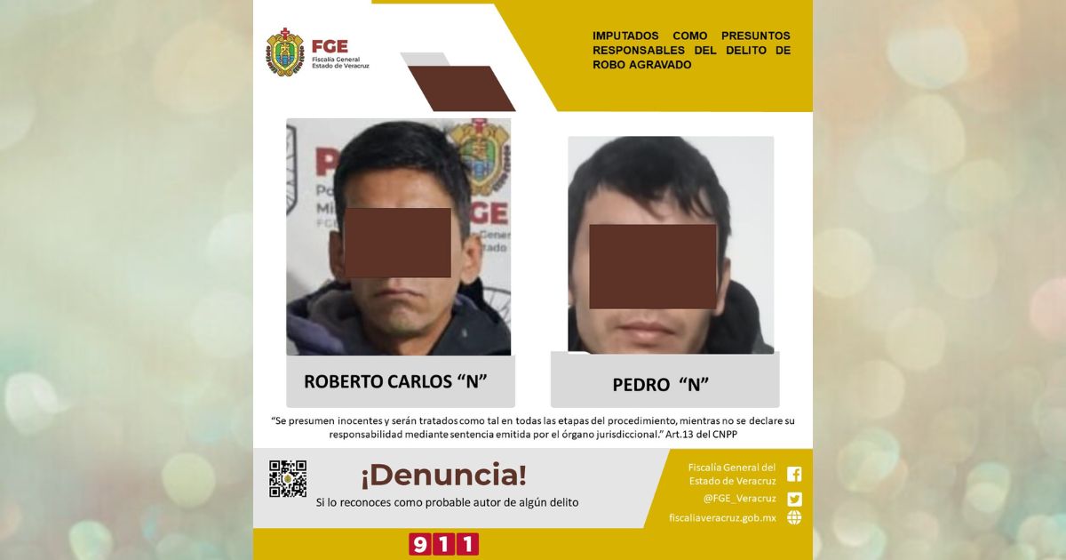 Fiscalía imputa a dos sujetos por el delito de robo en Martínez de la Torre