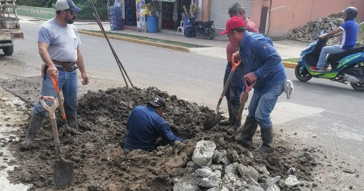 Naranjos: Primera falla de la COMAP es reparada en tiempo record